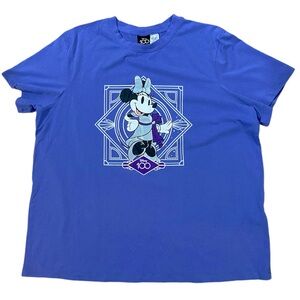 Disney 100 Metallic Minnie Mouse T-Shirt Size Large